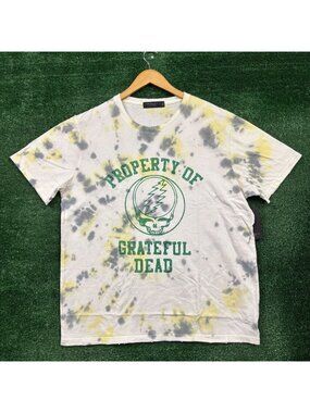 Property of Grateful Dead Rock Band Tie-Dye T-Shirt Size Extra Large